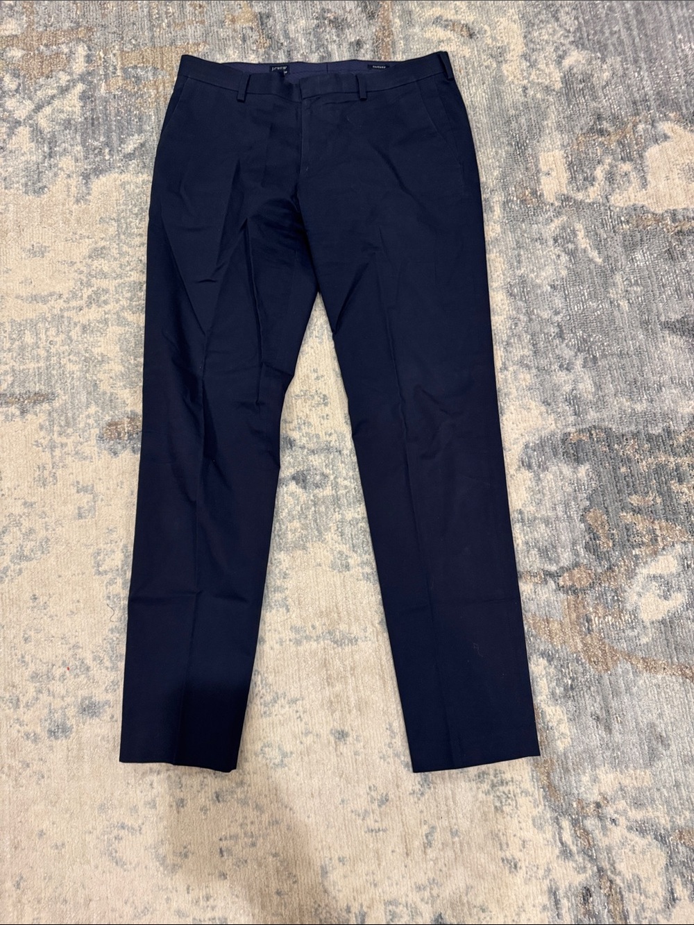 J. Crew Men's Dark Navy Dress Pants - Slim Straight